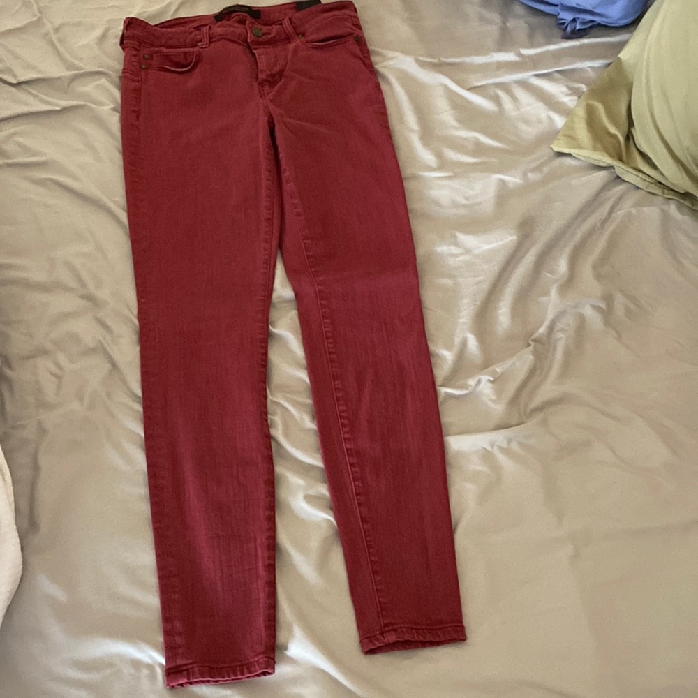 Liverpool the hugger skinny jeans. Size 6/28 red